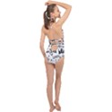 Skater-Underground Halter Front Plunge Swimsuit View2