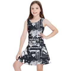 Skater-underground2 Kids  Lightweight Sleeveless Dress by PollyParadise