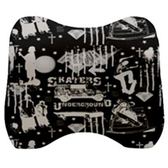 Skater-underground2 Velour Head Support Cushion by PollyParadise