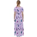 Accessories For Manicure High Waist Short Sleeve Maxi Dress View2