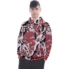 Vibrant Abstract Textured Artwork Print Men s Pullover Hoodie by dflcprintsclothing