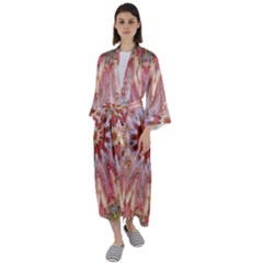 Pink Beauty 1 Maxi Satin Kimono by LW41021