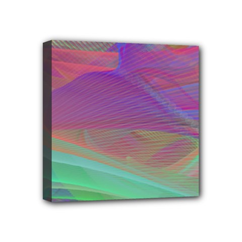 Color Winds Mini Canvas 4  X 4  (stretched) by LW41021