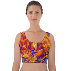 Sun & Water Velvet Crop Top by LW41021