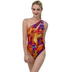 Sun & Water To One Side Swimsuit by LW41021