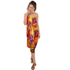 Sun & Water Waist Tie Cover Up Chiffon Dress by LW41021