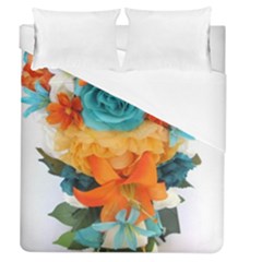 Spring Flowers Duvet Cover (queen Size) by LW41021