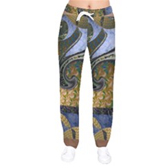 Sea Of Wonder Women Velvet Drawstring Pants by LW41021