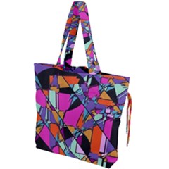 Abstract  Drawstring Tote Bag by LW41021