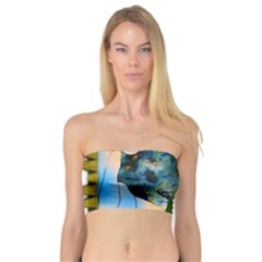 Jungle Lion Bandeau Top by LW41021