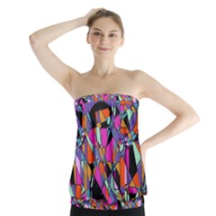 Abstract Strapless Top by LW41021