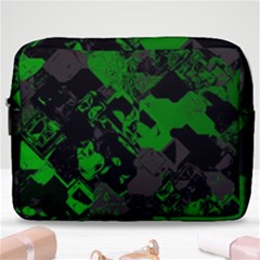 Cyber Camo Make Up Pouch (large) by MRNStudios