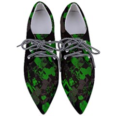 Cyber Camo Pointed Oxford Shoes by MRNStudios