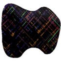 Criss-cross Pattern (multi-colored) Head Support Cushion View3