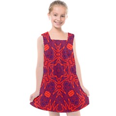 Red Rose Kids  Cross Back Dress by LW323