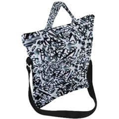 Beyond Abstract Fold Over Handle Tote Bag by LW323