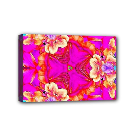 Pink Beauty Mini Canvas 6  X 4  (stretched) by LW323