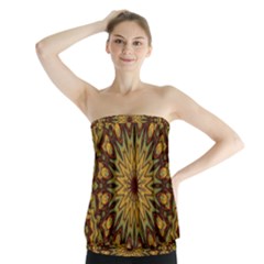 Woodwork Strapless Top by LW323