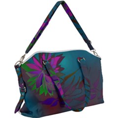 Evening Bloom Canvas Crossbody Bag by LW323