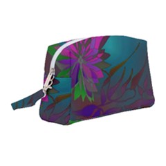 Evening Bloom Wristlet Pouch Bag (medium) by LW323