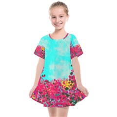 Flowers Kids  Smock Dress by LW323