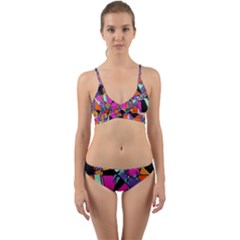 Abstract 2 Wrap Around Bikini Set by LW323