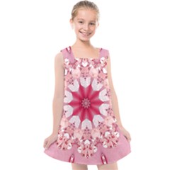 Diamond Girl Kids  Cross Back Dress by LW323