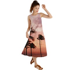 Palm Trees Summer Maxi Dress by LW323