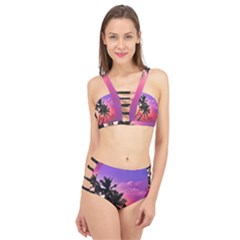 Ocean Paradise Cage Up Bikini Set by LW323