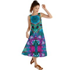 Peacock2 Summer Maxi Dress by LW323