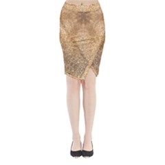 Sparkle Midi Wrap Pencil Skirt by LW323