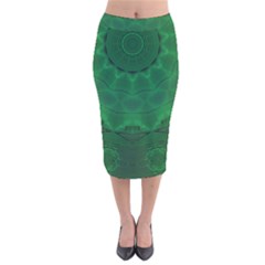 Freshspring1 Velvet Midi Pencil Skirt by LW323