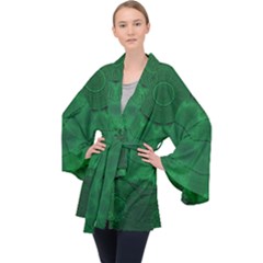 Freshspring1 Long Sleeve Velvet Kimono  by LW323