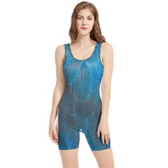 Feathery Blue Women s Wrestling Singlet by LW323