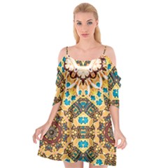 Worthyisthelamb Cutout Spaghetti Strap Chiffon Dress by LW323