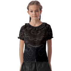 Topography Kids  Frill Chiffon Blouse by goljakoff