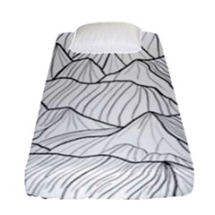 Mountains Fitted Sheet (single Size) by goljakoff