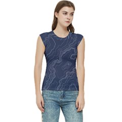 Topography Map Women s Raglan Cap Sleeve Tee by goljakoff