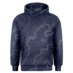 Topography Map Men s Overhead Hoodie by goljakoff