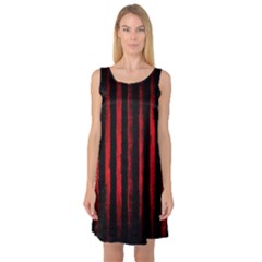 Red Lines Sleeveless Satin Nightdress by goljakoff