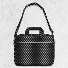 Stars On Black Ink Macbook Pro Shoulder Laptop Bag  by goljakoff