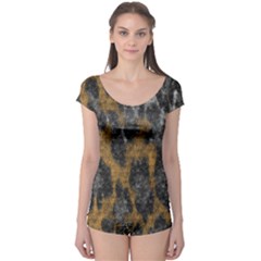 Animalprint Boyleg Leotard  by PollyParadise