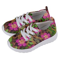 Jungle Floral Kids  Lightweight Sports Shoes by PollyParadise