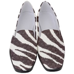 Zebra Women s Classic Loafer Heels by PollyParadise