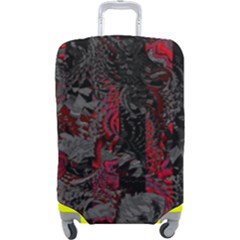 Gates Of Hell Luggage Cover (large) by MRNStudios