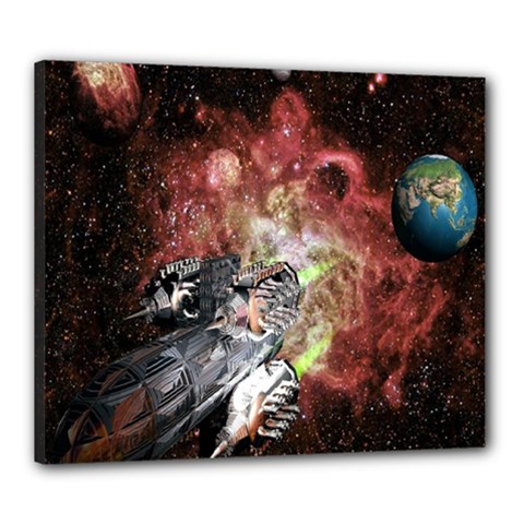 Space Canvas 24  X 20  (stretched) by LW323