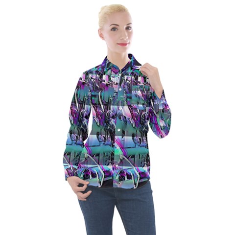 Technophile s Bane Women s Long Sleeve Pocket Shirt by MRNStudios