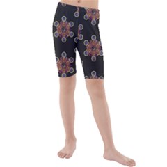 Metatron Cube Kids  Mid Length Swim Shorts by gloriasanchez