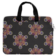 Metatron Cube Macbook Pro Double Pocket Laptop Bag by gloriasanchez