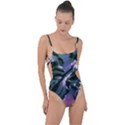 Abstract Wannabe Tie Strap One Piece Swimsuit View1